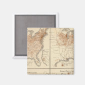 United States Census maps, 1870 Magneet (Voorkant / Achterkant)
