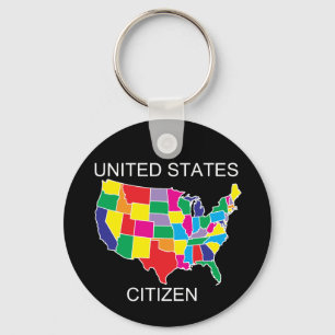 United States Citizen sleutelhanger