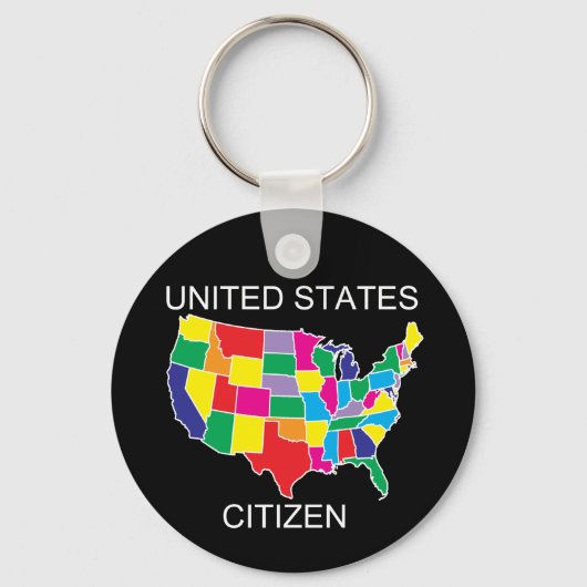 United States Citizen sleutelhanger (Voorkant)