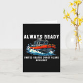 United States Coast Guard Auxiliary _ USCG Aux T-s Kaart (Gele Bloem)