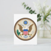 United States Coat of arms US Briefkaart (Staand voorkant)