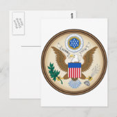United States Coat of arms US Briefkaart (Voorkant / Achterkant)