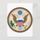 United States Coat of arms US Briefkaart (Voorkant)
