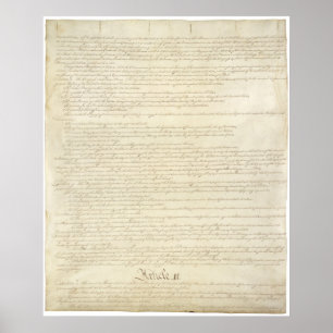 United States Constitution_Pg 2 van 4 Poster