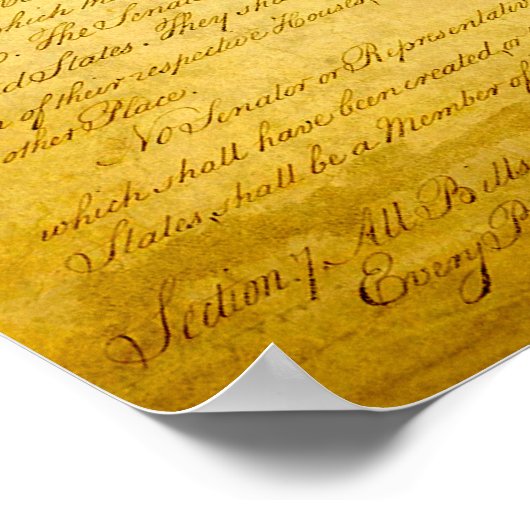 United States Constitution Print (Hoek)