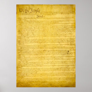 United States Constitution Print