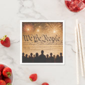 United States Constitution With Fireworks Servet (Insitu)