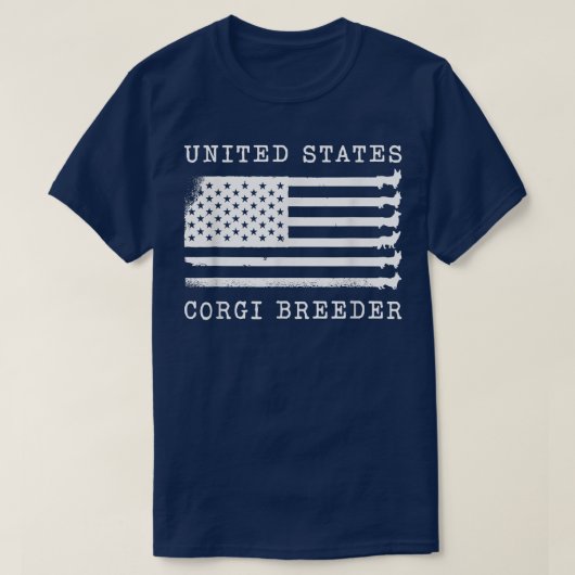 United States Corgi Breeder DesignCorgi Breeder US T-shirt (Design voorkant)