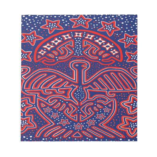 United States Eagle Democratic Patriot Notitieblok (Voorkant)