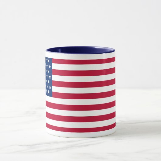 United States Flag Custom Mug - Flag of USA Mok (Midden)