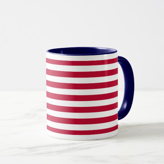United States Flag Custom Mug - Flag of USA Mok (Voorkant rechts)