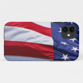United States Flag iPhone Case (Achterkant (horizontaal))