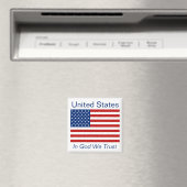United States Flag Magnet (Insitu (Vaatwasser))
