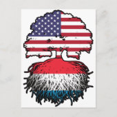 United States Flag Roots Briefkaart (Voorkant)