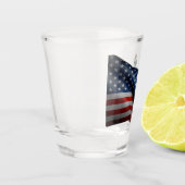 United States flag-Statue of Liberty Shot Glas (Links)