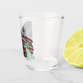 United States flag-Statue of Liberty Shot Glas (Rechts)