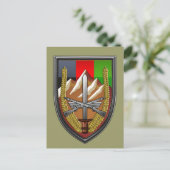 United States Forces Afghanistan Briefkaart (Staand voorkant)