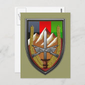United States Forces Afghanistan Briefkaart (Voorkant / Achterkant)