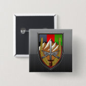 United States Forces Afghanistan Vierkante Button 5,1 Cm (Voorkant /achterkant)