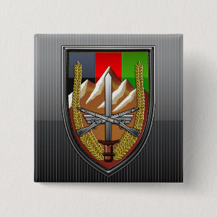 United States Forces Afghanistan Vierkante Button 5,1 Cm