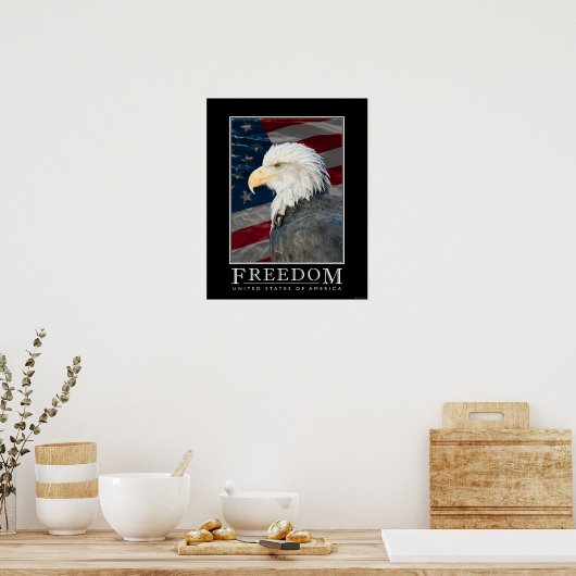 United States Freedom Poster (Keuken)