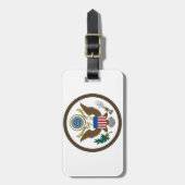 United States Great Seal Bagagelabel (Voorkant verticaal)