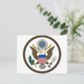 United States Great Seal Briefkaart (Staand voorkant)