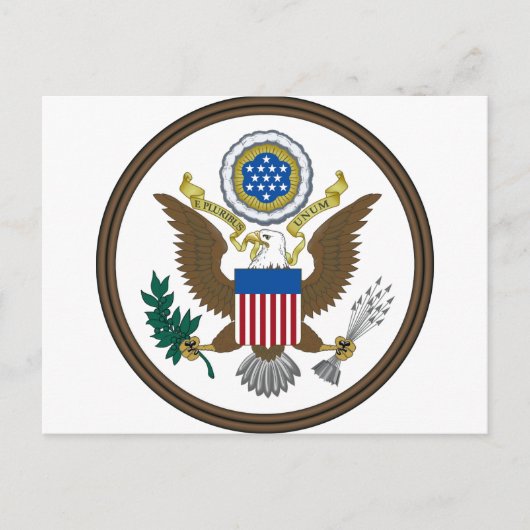 United States Great Seal Briefkaart (Voorkant)