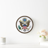 United States Great Seal Ronde Klok (Huis)