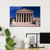 United States Hooggerechtshof Building Poster (Thuiskantoor)