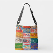 United States License Borden Art America Crossbody Tas (Voorkant)