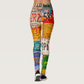 United States License Borden Art America Leggings (Achterkant)