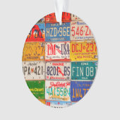 United States License Borden Art America Ornament (voorkant)