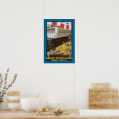 United States Line, Leviathan in Dock Poster (Keuken)