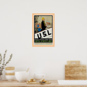 United States Line U.S.L. Poster (Keuken)