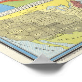 United States Map - Amerikaans erfgoed Poster (Hoek)