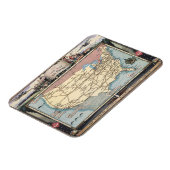 United States Map Ship the Skyway via Air Express Magneet (Linkerzijde)