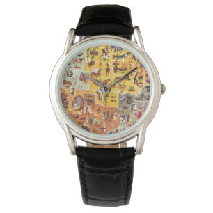 United States Map - Vacation and Play Horloge