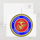 United States Marine Corps Briefkaart (Voorkant / Achterkant)