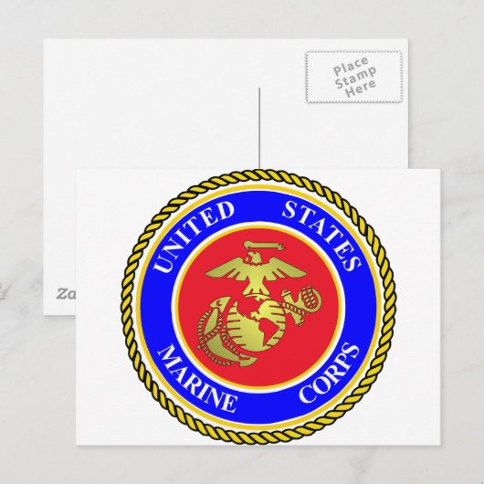 United States Marine Corps Briefkaart (Voorkant / Achterkant)