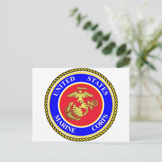 United States Marine Corps Briefkaart (Staand voorkant)