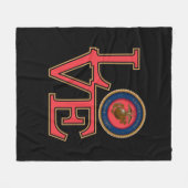 United States Marine Corps Love Fleece Deken (Voorkant (Horizontaal))
