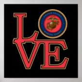 United States Marine Corps Love Poster (Voorkant)
