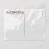 United States Marine Corps Oorlogsmonument Briefkaart (Achterkant)