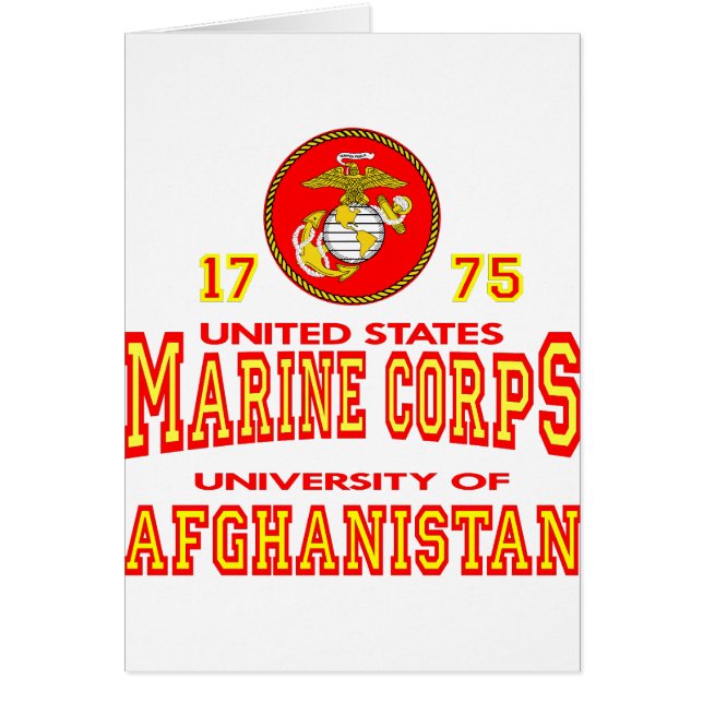 United States Marine Corps University Afghanistan (Voorkant)