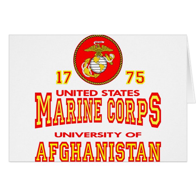 United States Marine Corps University Afghanistan (Voorkant Horizontaal)