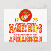 United States Marine Corps University Afghanistan Briefkaart (Voorkant)