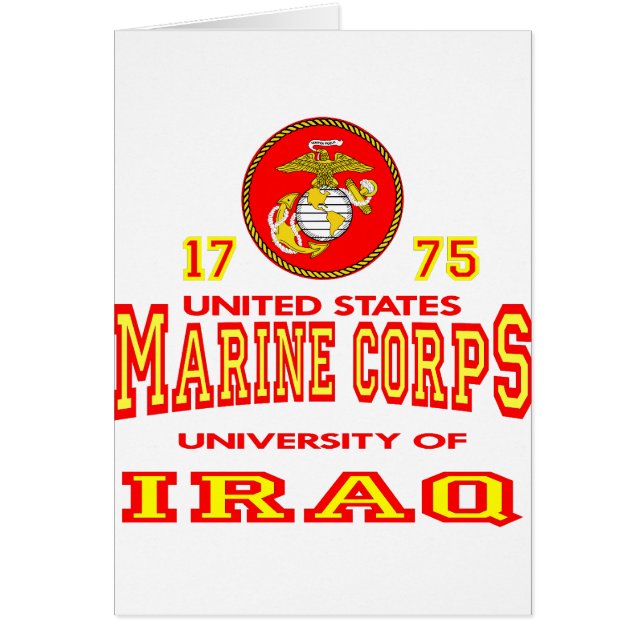 United States Marine Corps University of Irak (Voorkant)
