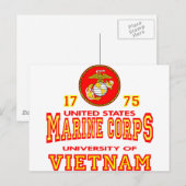 United States Marine Corps University of Vietnam Briefkaart (Voorkant / Achterkant)