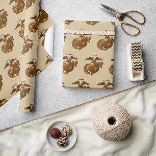 United States Marines   Full-color EGA - Brons Cadeaupapier